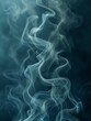 Trendy vertical Quiet Background with Wisps of smoke on a dark background . AI generate