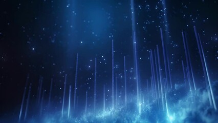 Wall Mural - the peaceful stillness of the night is enlivened by the harmonious dance of equalizer bars creating 