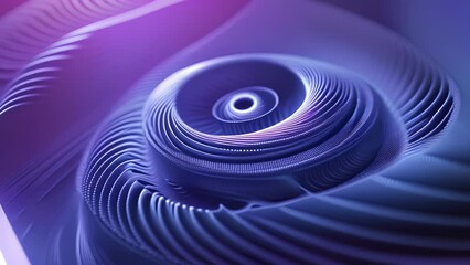 Wall Mural - a hypnotic display of undulating sound waves forming a boundless spiral of audio energy.