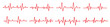 Heartbeat graph vector set concept of helping patients and exercising for health. 