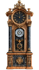 Luxury clock with cabinet