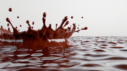 Canvas Print - red liquid splash