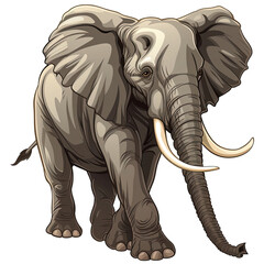 Sticker - Anime elephant full body