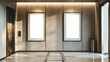 © YauheniyaA - Two blank vertical billboards or poster in the elevator hall