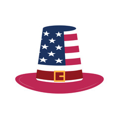 Poster - Hat American Flag