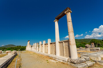 Wall Mural - Epidaurus, Greece. Abaton at the Asclepieion