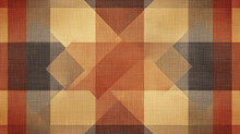 Abstract Geometric Pixelated Background In Warm Earth Tones Suitable For Concepts Like Modern Technology Or Digital Design