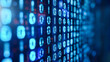 © MdIqbal - Binary code in a digital context, symbolizing the foundational elements of computer programming and data processing in a technological environment