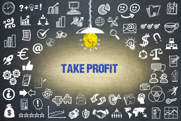 Wall Mural - Take Profit	