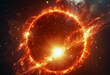 © Benedetto Riba - Esplosione Solare- Manifestazione Ardente di Energia nello Spazio Profondo