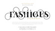 © Art_hub - Fashious font typography modern typeface for wedding fashion vintage luxury elegant