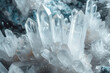 Close Up of Crystals on a Rock