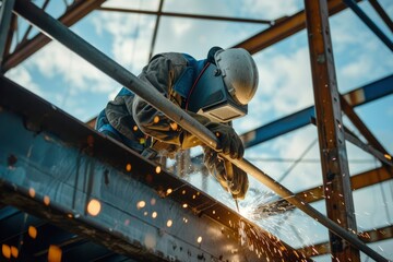 Photo of a professional welder