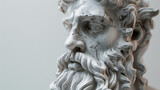 Fototapeta Tęcza - Close Up of Bearded Man Statue