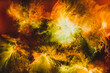 © ADDICTIVE STOCK - Abstract fiery explosion of colors in art fluid painting