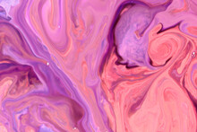 Abstract Colorful Marble Ink Texture Patterns
