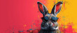 © Oleksandr - pop art modern easter bunny in sunglasses