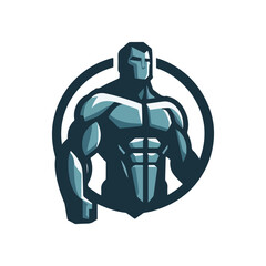 Poster - Cool Spartan titan logo