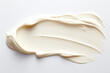 © Natalia - Retinol swatch cosmetic smear on a white background.