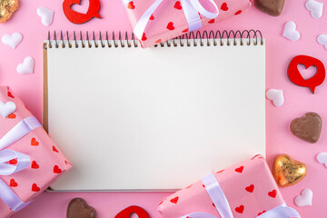 Sticker - Cute pink background for Valentine Day