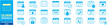 © yukipon00 - Calendar icon set. Event, Schedule, Appointment, Agenda, Table calendar, Date Editable stroke Solid line icon set collection Vector illustration.