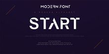 Creative Modern Technology Alphabet Fonts. Abstract Typography Urban Sport, Techno , Fashion, Digital, Future Creative Logo Font. Vector Illustration