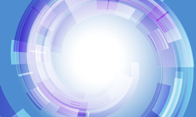 Wall Mural - data transfer and protection, internet communication on a blue background. high computer technology 