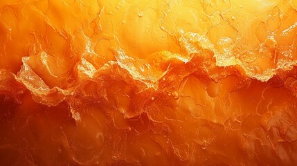 Wall Mural - Orange background with water splash