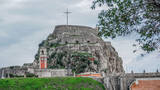 Fototapeta Na drzwi - Old Fortress of Corfu, Greece.
