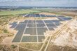 © MACO - Aerial view of a large solar farm. Dresden, Germany