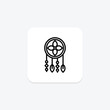 Dream Catcher icon, catcher, love, dream, native american line icon, editable vector icon, pixel perfect, illustrator ai file
