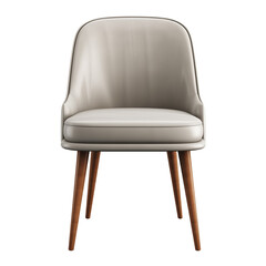 Wall Mural - Chair. Scandinavian modern minimalist style. Transparent background, isolated image.