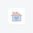 © Blinix Solutions - Green Living icon, green, living, eco-friendly, lifestyle lineal color icon, editable vector icon, pixel perfect, illustrator ai file