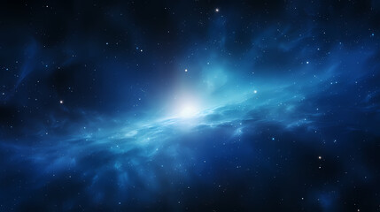  Space galaxy background, 3D illustration of nebulae in the universe