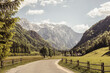 © MACO - View of mountains and valley with road leading to the mountains. Logarska Dolina, Slovenia