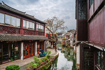 Sticker - Zhouzhuang historical village, China