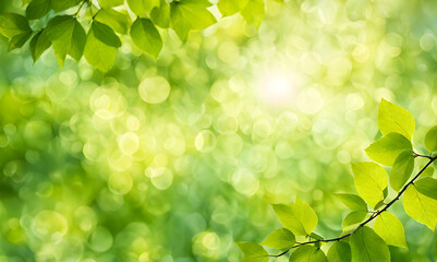 Poster - Summer sunlight bokeh