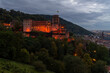 Germany, Heidelberg Castle night