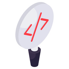 unique design icon of web coding