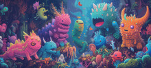 In A Digital Menagerie, Pixelated Creatures Roam Freely
