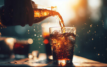 Cola Water, Soda Water, Soda Drink Background Image