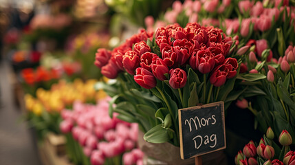 A lovely arrangement of flowers for the Danish 'Mors Dag' tradition.