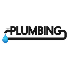 Wall Mural - Plumbing repair and service design for business