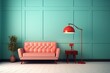 © Kristina Jalabi - scandinavian retro interior design in bright vintage colors