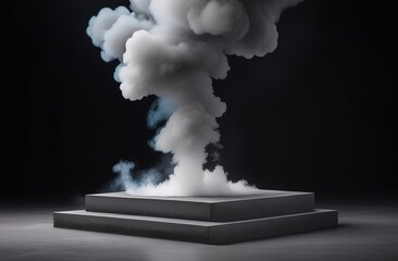 smoke from a chimney