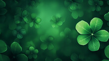 Beautiful Green St. Patrick's Day Background Banner