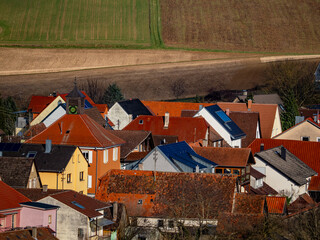 Wall Mural - Neubauten am Ortsrand