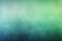 Textured Abstract Background With Toned Soft Pastel Gradient Green To Blue, Blurred Light Spots