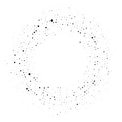 Circle halftone dotted background