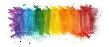 Grunge Hand Drawn Rainbow Crayon Texture Of Colorful Scribble Wax Pastel. AI Generated Image